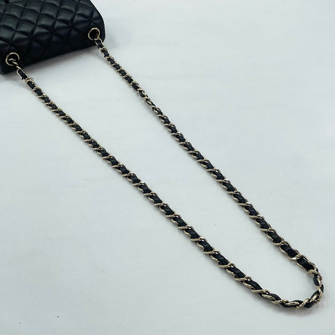 CHANEL Mini Matelassé Shoulder Bag black WS30028