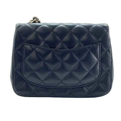 CHANEL Mini Matelassé Shoulder Bag black WS30028