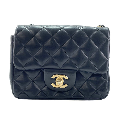 CHANEL Mini Matelassé Shoulder Bag black WS30029