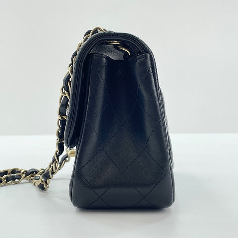 CHANEL Mini Matelassé Shoulder Bag black WS30029