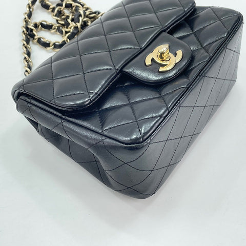 CHANEL Mini Matelassé Shoulder Bag black WS30029