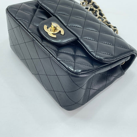 CHANEL Mini Matelassé Shoulder Bag black WS30029