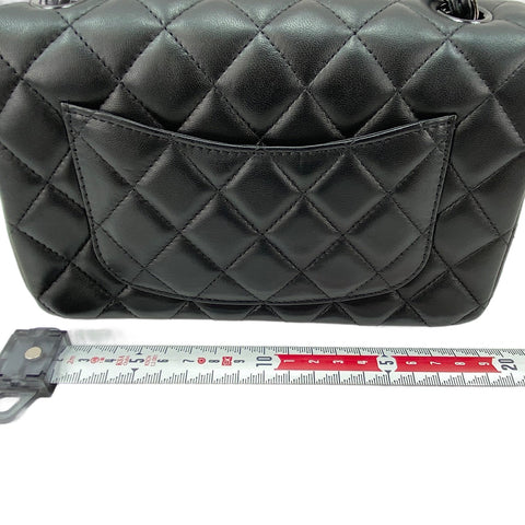 CHANEL Mini Matelassé Shoulder Bag black WS30031