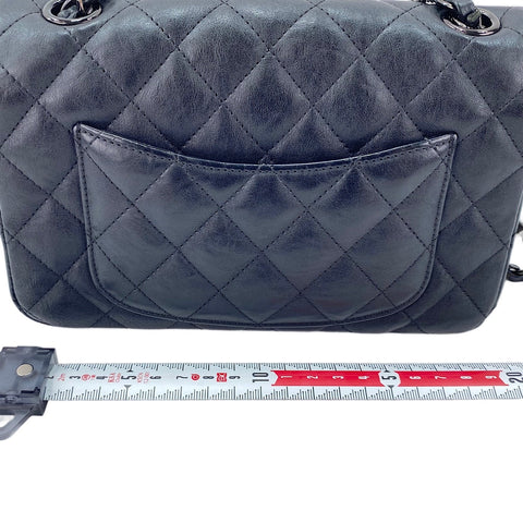 CHANEL Matelassé Shoulder Bag black WS30032