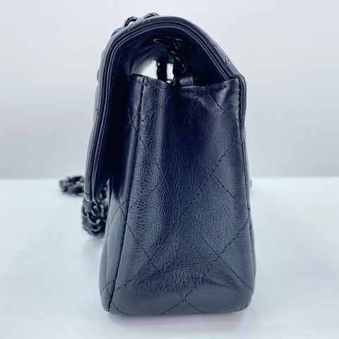CHANEL Matelassé Shoulder Bag black WS30032