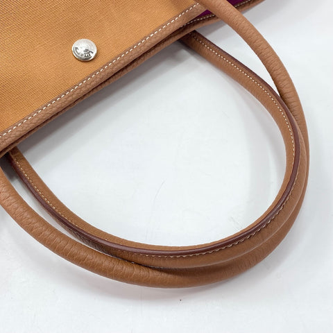 HERMES Garden Party MM Tote Bag Brown WS30036