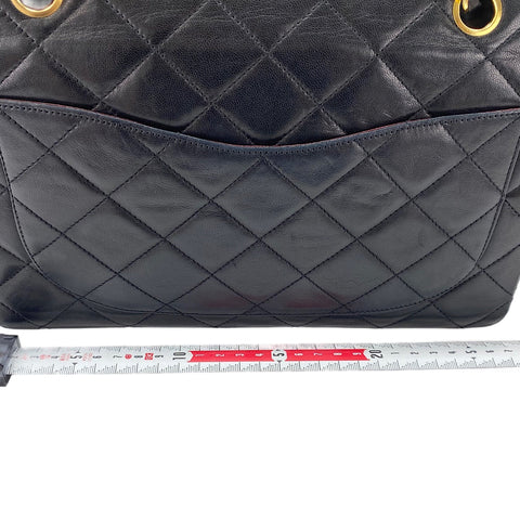 CHANEL Matelassé 28 Shoulder Bag black WS30037
