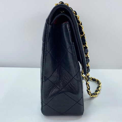 CHANEL Matelassé 28 Shoulder Bag black WS30037