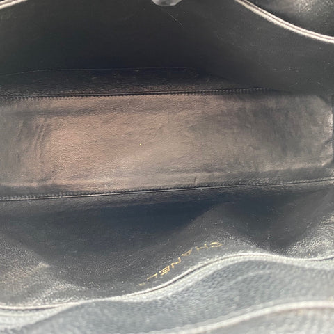 CHANEL Matelassé Handbag black WS30038