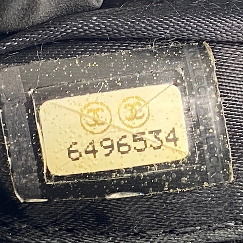 CHANEL Matelassé Handbag black WS30038