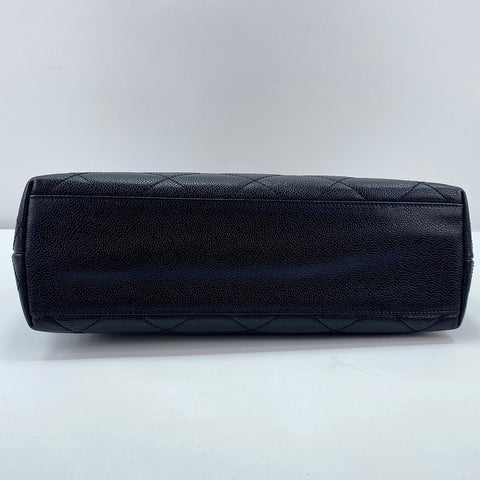 CHANEL Matelassé Handbag black WS30038