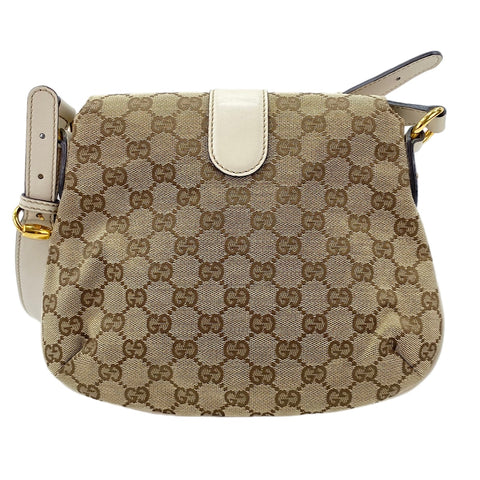GUCCI Horsebit Shoulder Bag Brown WS30040