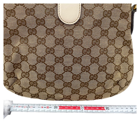GUCCI Horsebit Shoulder Bag Brown WS30040
