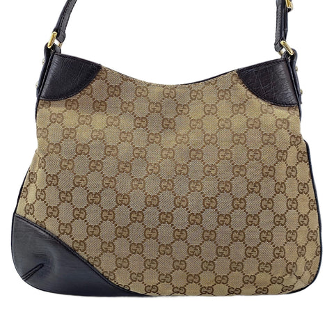GUCCI Sherry Line Shoulder Bag Brown WS30041