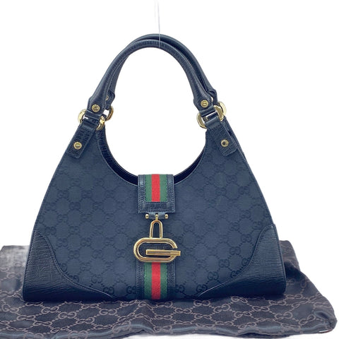 GUCCI Sherry Line Handbag black WS30042