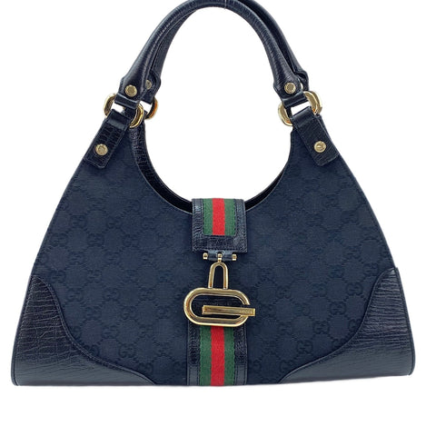 GUCCI Sherry Line Handbag black WS30042