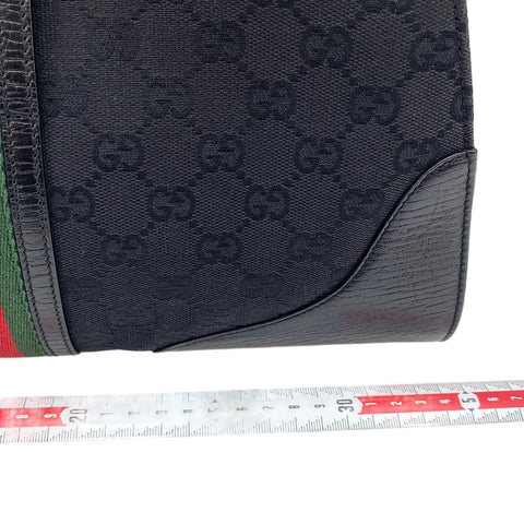 GUCCI Sherry Line Handbag black WS30042