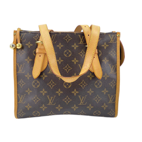 LOUIS VUITTON Popincourt Haut  Tote Bag Brown WS30044