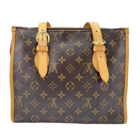 LOUIS VUITTON Popincourt Haut  Tote Bag Brown WS30044