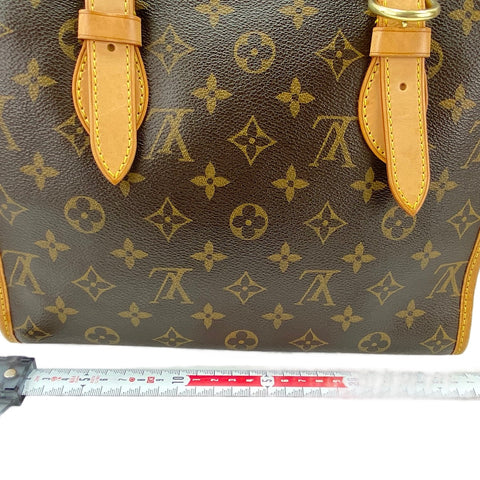 LOUIS VUITTON Popincourt Haut  Tote Bag Brown WS30044