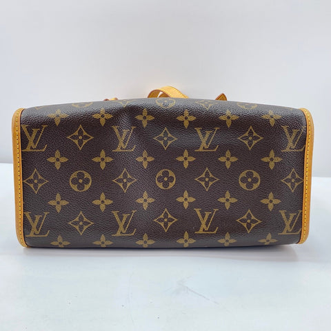 LOUIS VUITTON Popincourt Haut  Tote Bag Brown WS30044