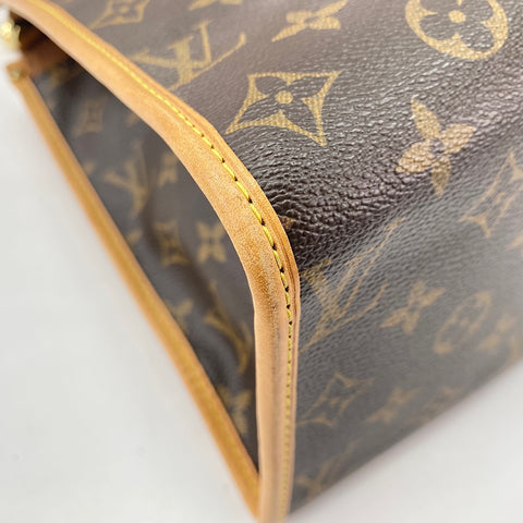 LOUIS VUITTON Popincourt Haut  Tote Bag Brown WS30044