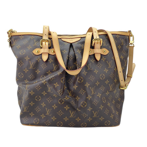 LOUIS VUITTON Palermo GM Shoulder Bag Brown WS30045