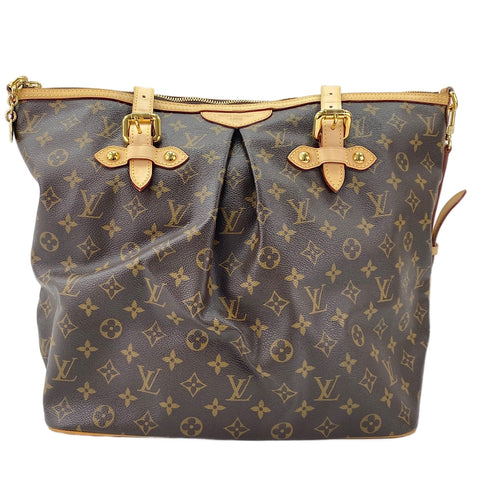 LOUIS VUITTON Palermo GM Shoulder Bag Brown WS30045
