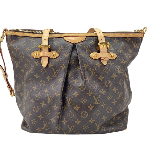 LOUIS VUITTON Palermo GM Shoulder Bag Brown WS30045