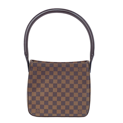 LOUIS VUITTON Looping MM Shoulder Bag Brown WS30046