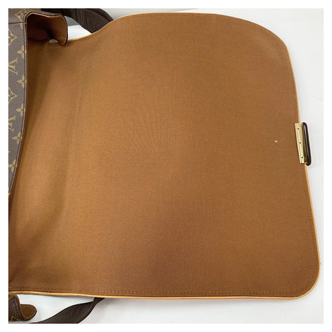 LOUIS VUITTON Abbes Shoulder Bag Brown WS30047