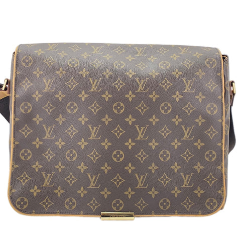LOUIS VUITTON Abbes Shoulder Bag Brown WS30047