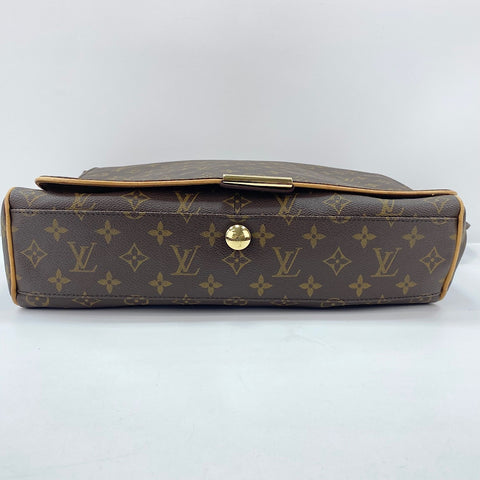 LOUIS VUITTON Abbes Shoulder Bag Brown WS30047