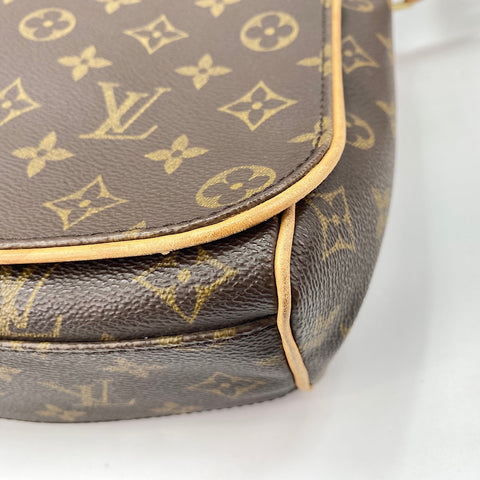 LOUIS VUITTON Abbes Shoulder Bag Brown WS30047