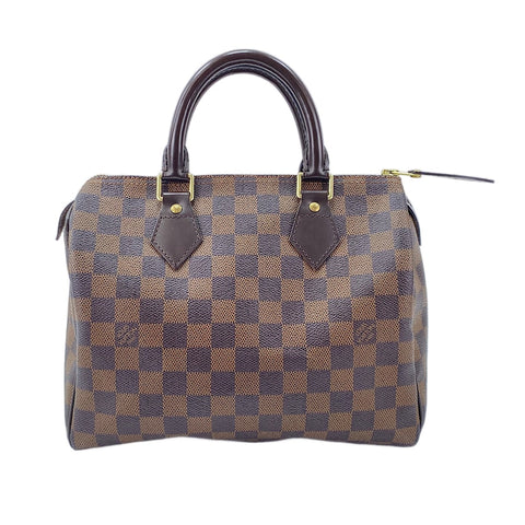 LOUIS VUITTON Speedy 25 Handbag Brown WS30049