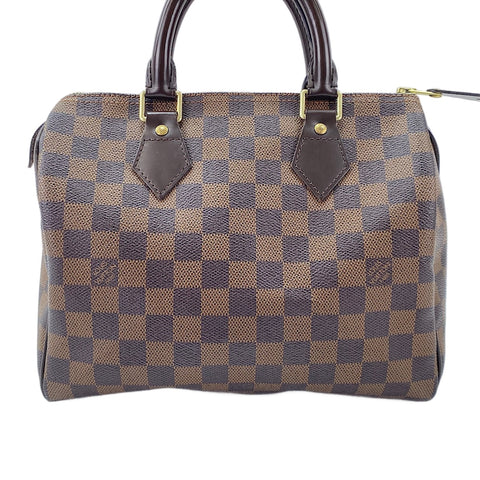 LOUIS VUITTON Speedy 25 Handbag Brown WS30049