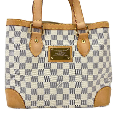 LOUIS VUITTON Hampstead PM Tote Bag white WS30052