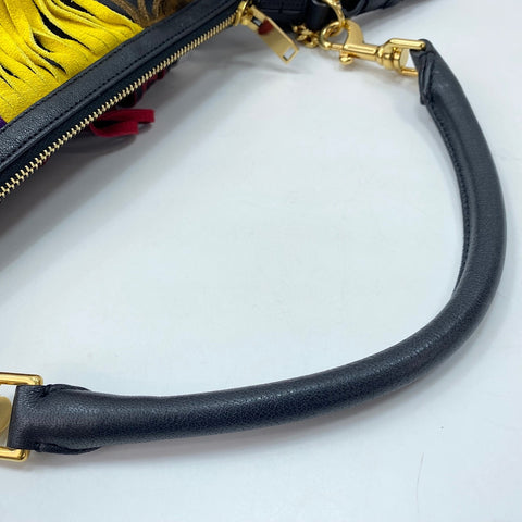 YVES SAINT LAURENT Emmanuel Fringe Shoulder Bag multicolor WS30054