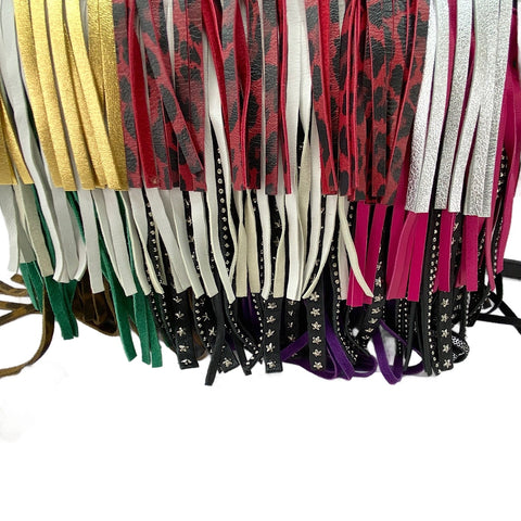 YVES SAINT LAURENT Emmanuel Fringe Shoulder Bag multicolor WS30054