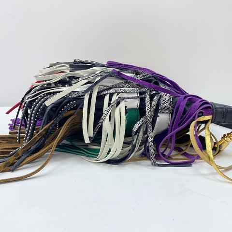YVES SAINT LAURENT Emmanuel Fringe Shoulder Bag multicolor WS30054