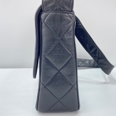 CHANEL Matelassé Shoulder Bag black WS30057