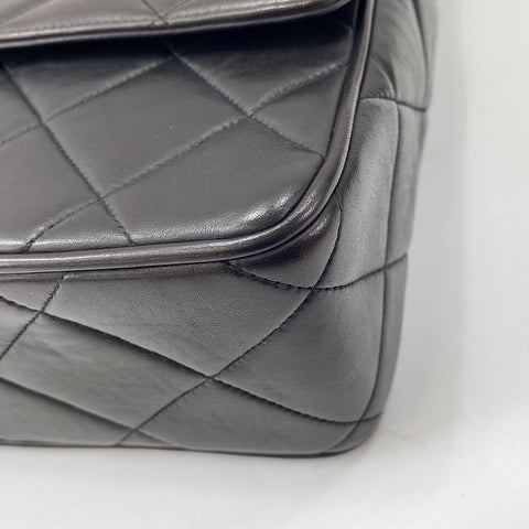 CHANEL Matelassé Shoulder Bag black WS30057