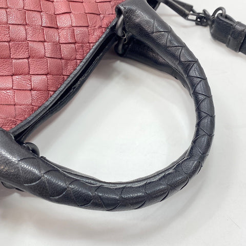 BOTTEGAVENETA INTRECCIATO 2WAY Handtasche weinrot WS30058