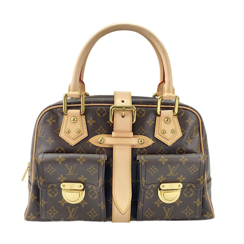 LOUIS VUITTON Manhattan GM Sac à main Marron WS30061