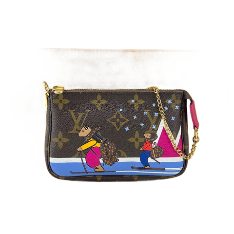 LOUIS VUITTON Mini pochettes et accessoires Sac à main Marron WS30062