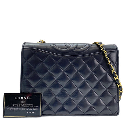 CHANEL Matelassé 23 Sac à bandoulière noir WS30066