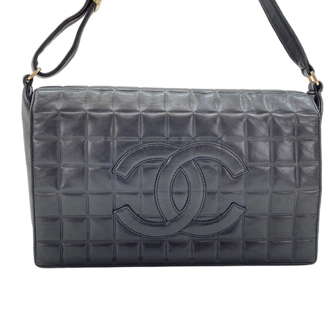 CHANEL Chocolate Bar 30 Umhängetasche schwarz WS30067
