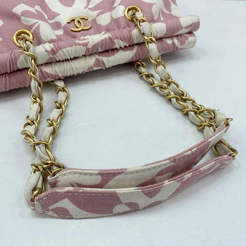 CHANEL Clover Umhängetasche rosa WS30068