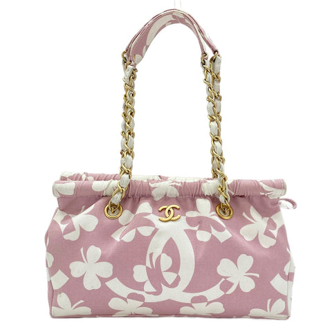 CHANEL Clover Umhängetasche rosa WS30068