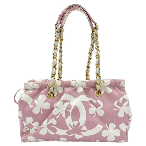 CHANEL Clover Umhängetasche rosa WS30068